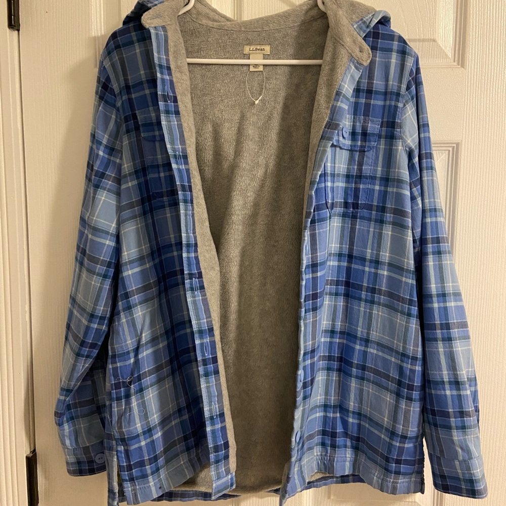 L.L. Bean flannel button down